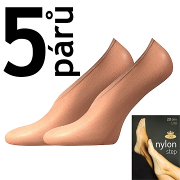 ťapky NYLON step 20 DEN / 5 párů